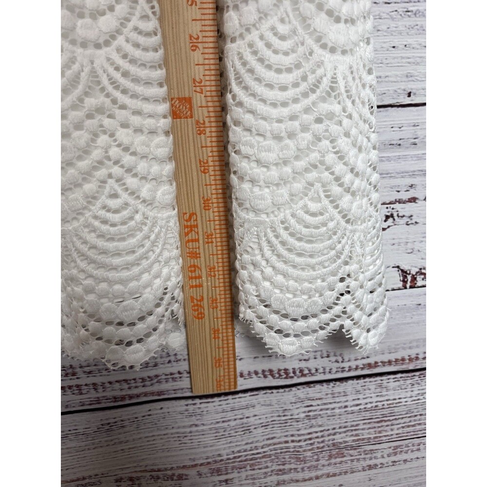 Lilly Pulitzer Parigi Skort Romper Size M Resort White Scalloped Lace Beach NWT - Picture 15 of 15